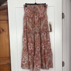 Boho multicolored skirt